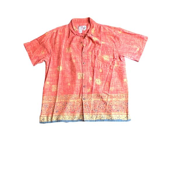Territory ahead, size XL shirt button up, terra-cotta 100% cotton quality - Picture 1 of 6